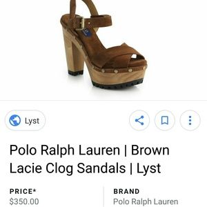Polo chunky heels